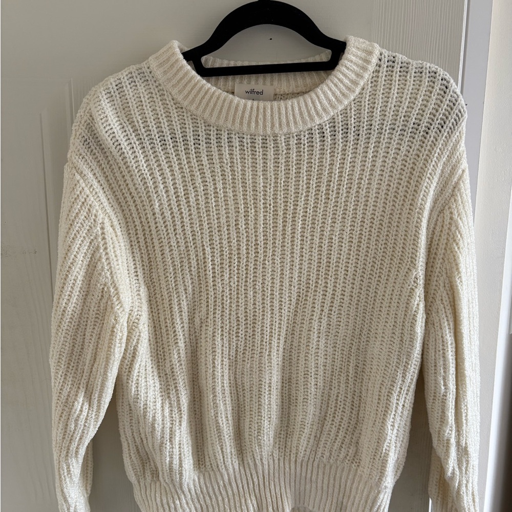 Wilfred Cream Knit Sweater